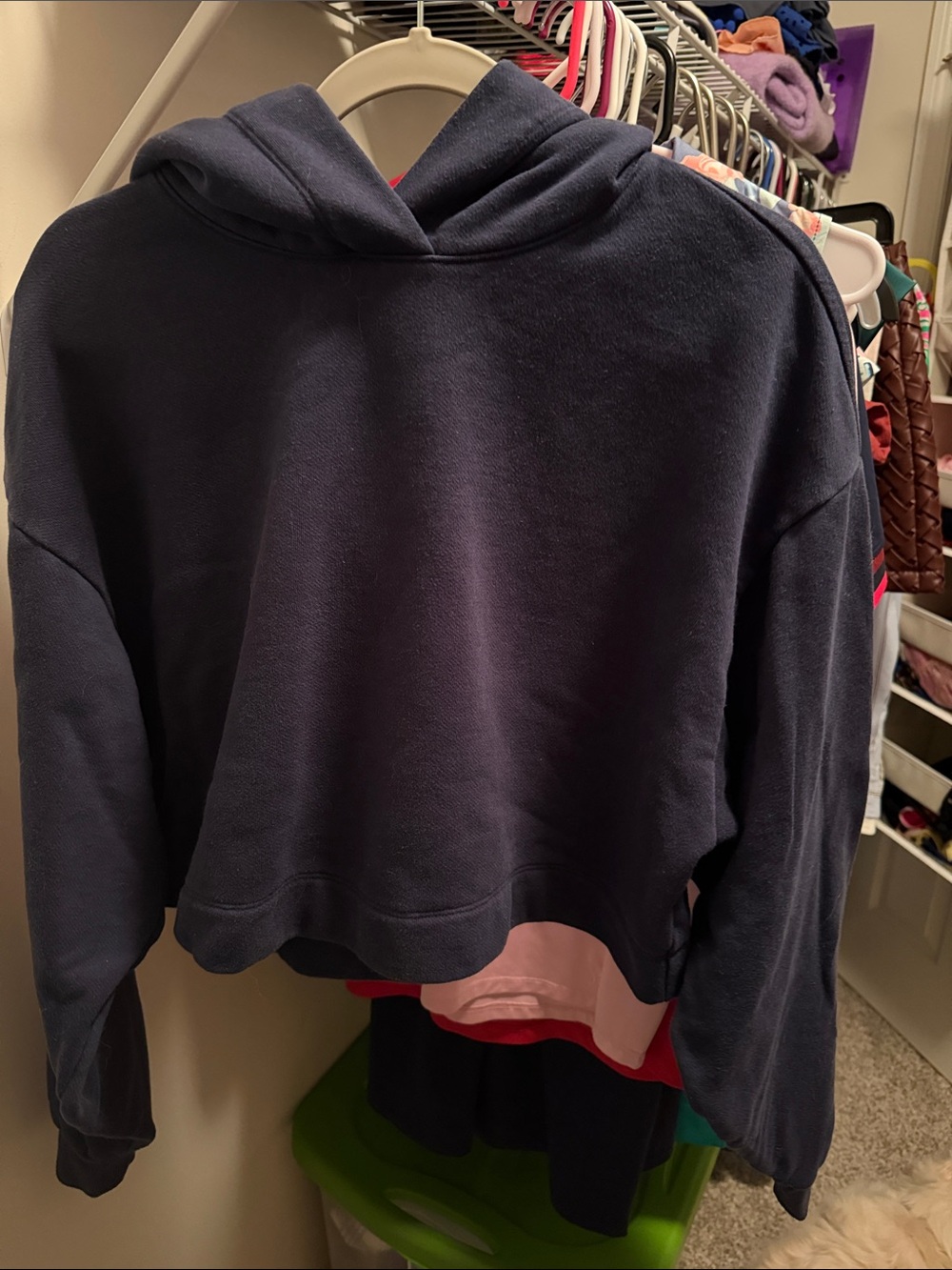 ALO Yoga Navy Blue Hoodie Sweatshirt